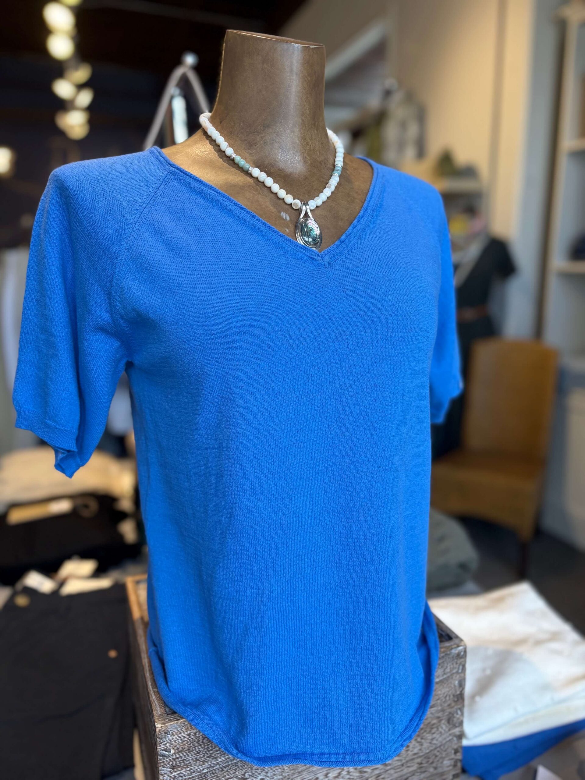 An image taken inside Pamela's fashion boutique in Jordan Village